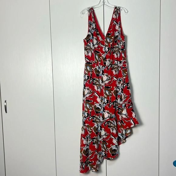 Sam Edelman NWT red floral dress size 6 - Picture 1 of 11